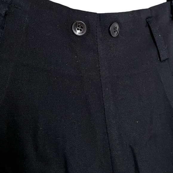7th Alternative Vintage Black Loose Fit Pleated Slacks - Picture 4 of 7